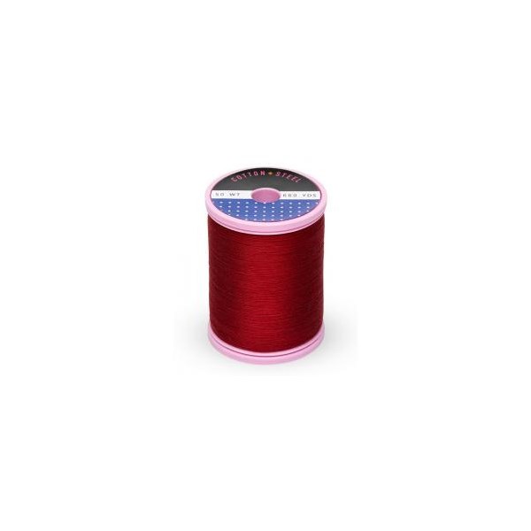 Cotton + Steel Thread 50wt | 600 Yards - Cabernet Red