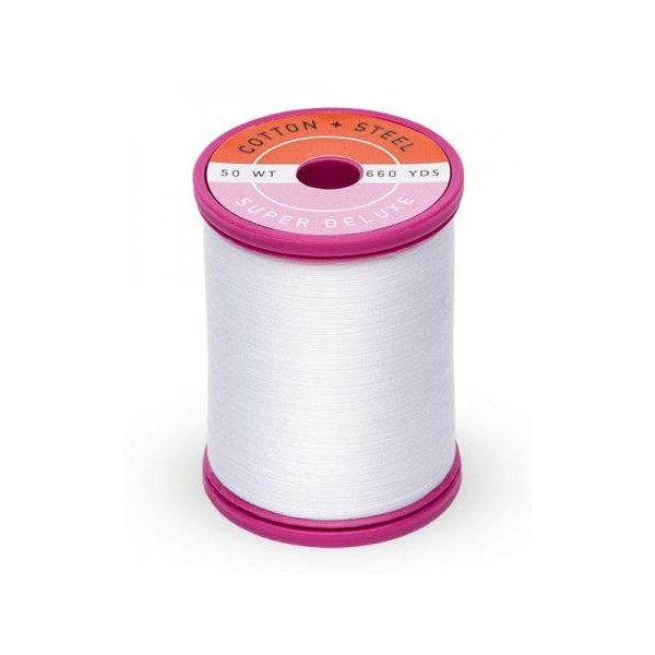 Cotton + Steel Thread 50wt | 600 Yards - Bright White