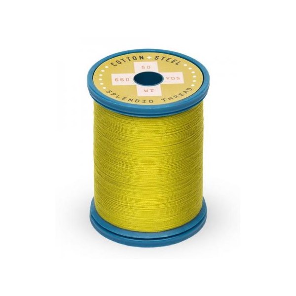 Cotton + Steel Thread 50wt | 600 Yards - Pea Soup