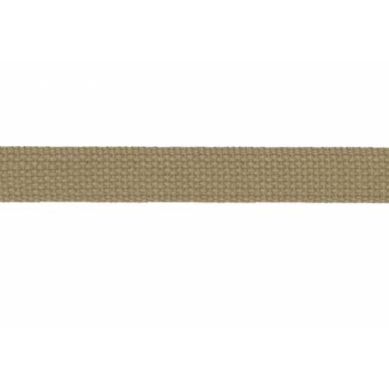 Cotton Webbing - 1" - Tan