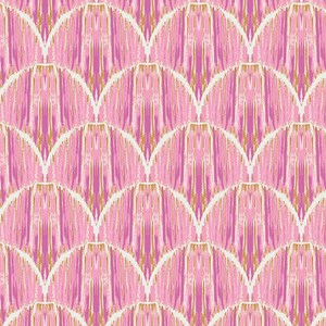 Courbe Ikat in Rose