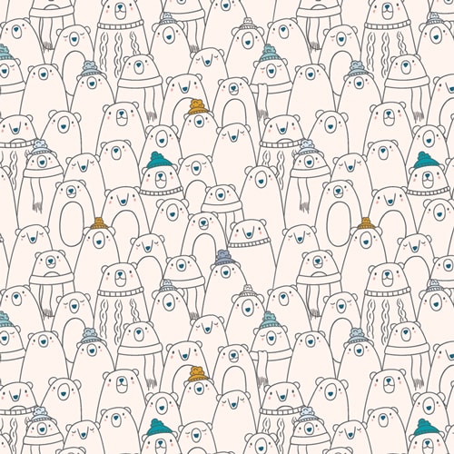Cozy Bears - Joy FLANNEL