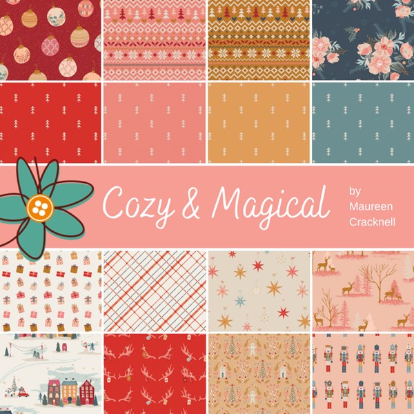 Cozy And Magical by Maureen Cracknell for AGF Fat quarter Bundle 16 Pieces