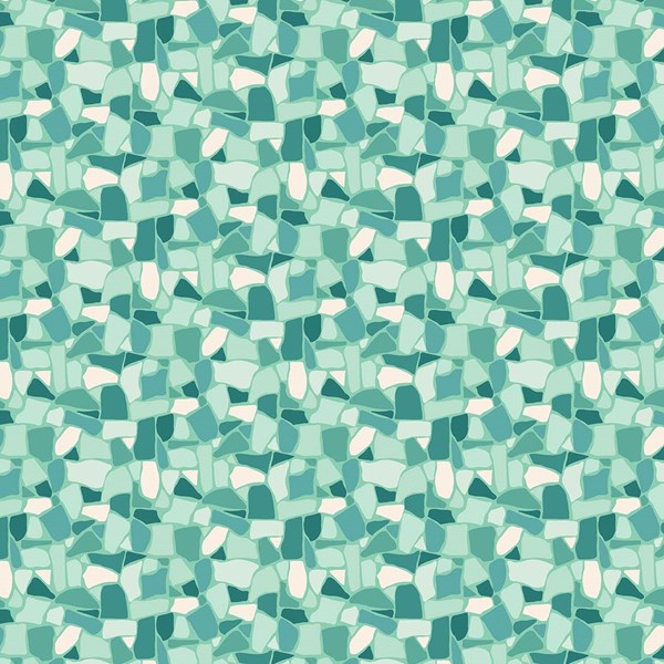 Crazy Paving - Teal