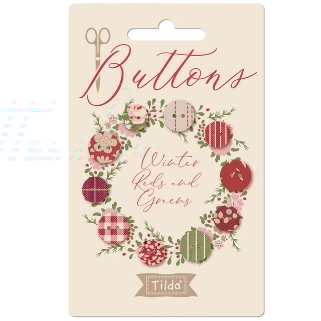 Creating Memories Buttons | Tilda Fabrics - Winter
