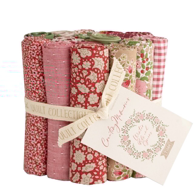 Creating Memories Fat Eighth Bundle | Tilda Fabrics | 16 F8s - Winter