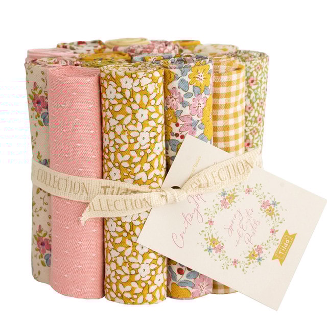 Creating Memories Fat Eighth Bundle | Tilda Fabrics | 16 F8s - Spring