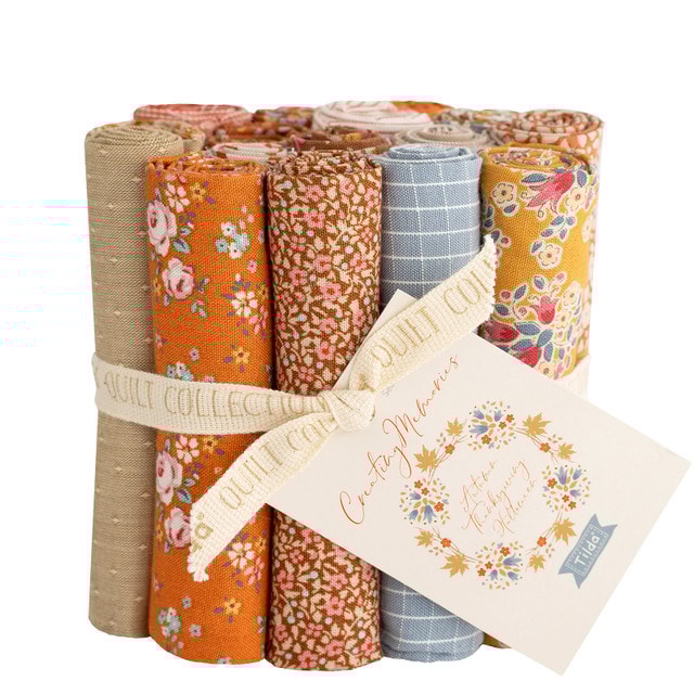 Creating Memories Fat Eighth Bundle | Tilda Fabrics | 16 F8s - Autumn
