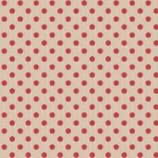 Creating Memories Woven Polka Dot - Red