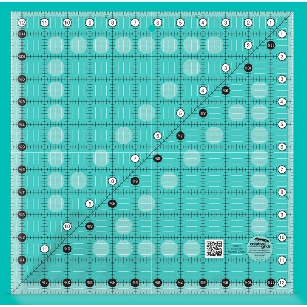 Creative Grids Quilt Ruler - 12.5 inch Square