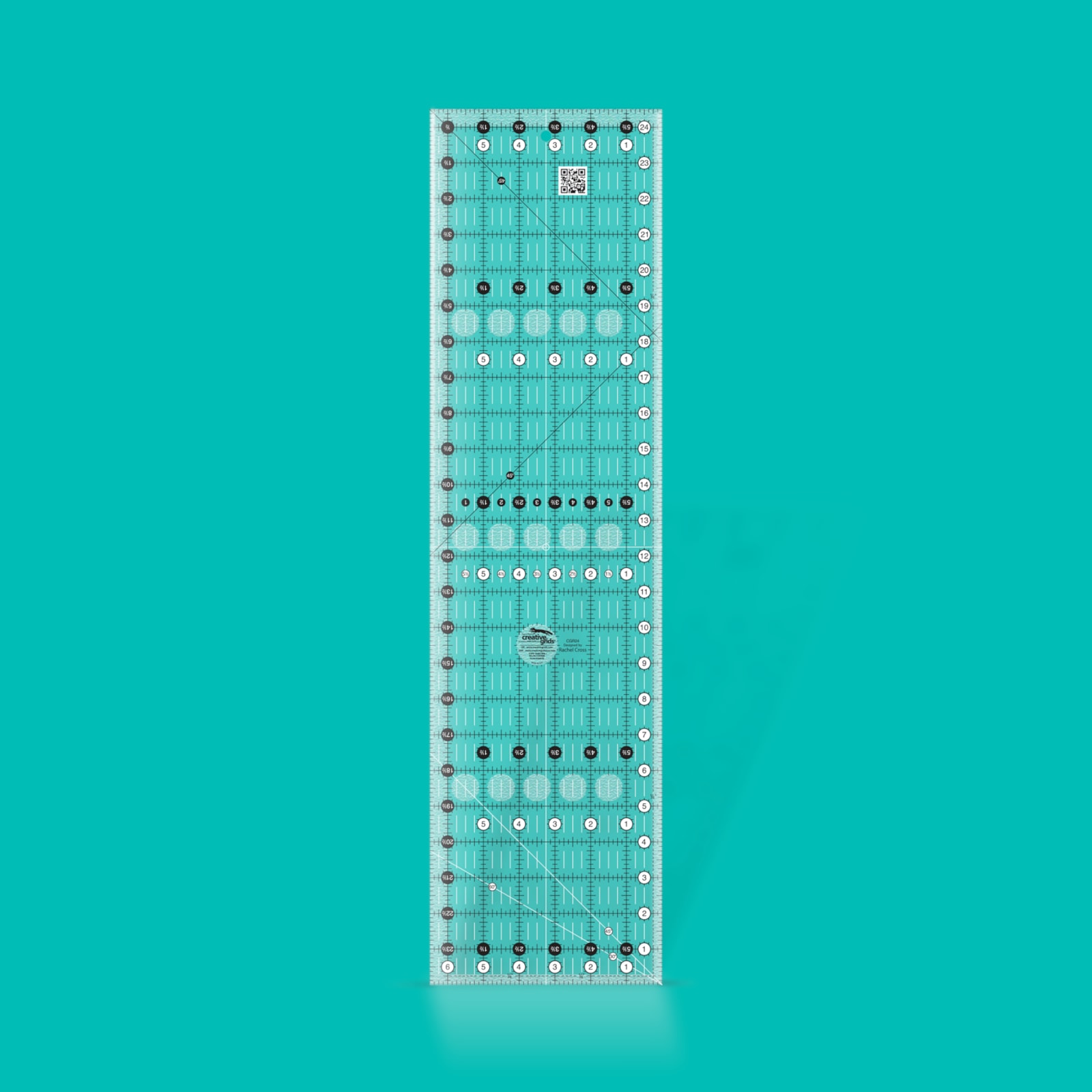 Creative Grids Quilt Ruler - 6-1/2in x 24-1/2in