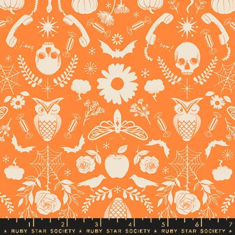 Creepy Damask - Pumpkin