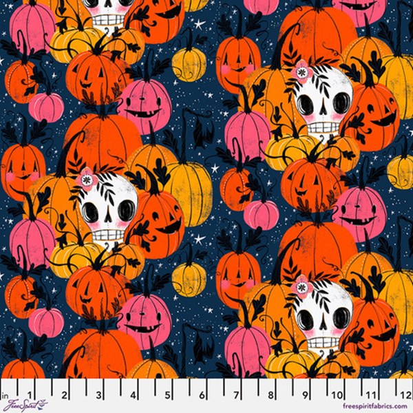 Creepy Pumpkin Patch - Navy