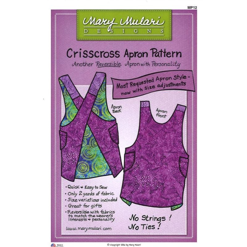 Crisscross Apron Pattern | Mary Mulari
