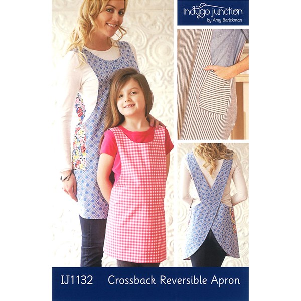 Crossback Reversible Apron Pattern by Indygo Essentials