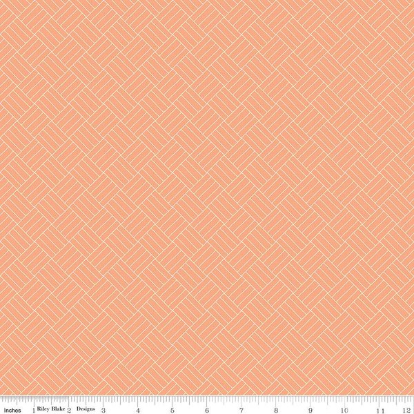 Crosshatch - Peach
