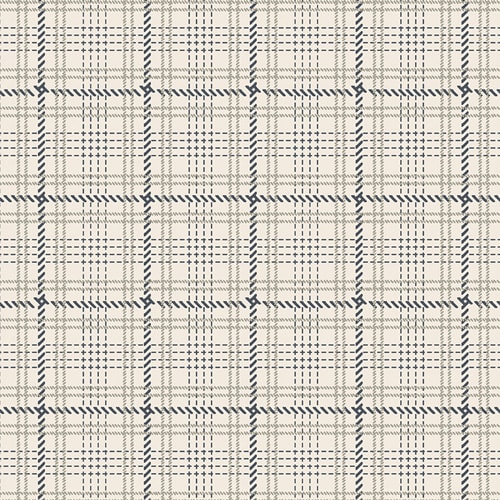Crosshatch Plaid - Oatmilk