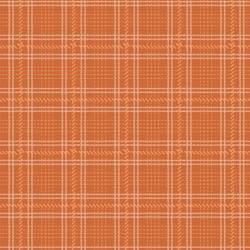 Crosshatch Plaid - Spice
