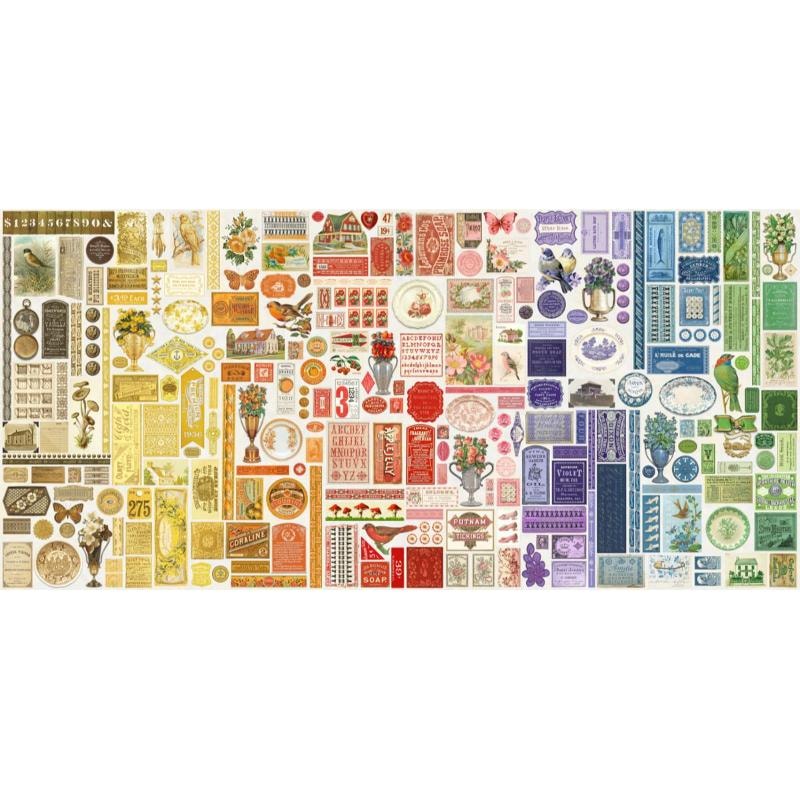Curated in Color Flat-Lay Panel | 20" x 44" - Multi