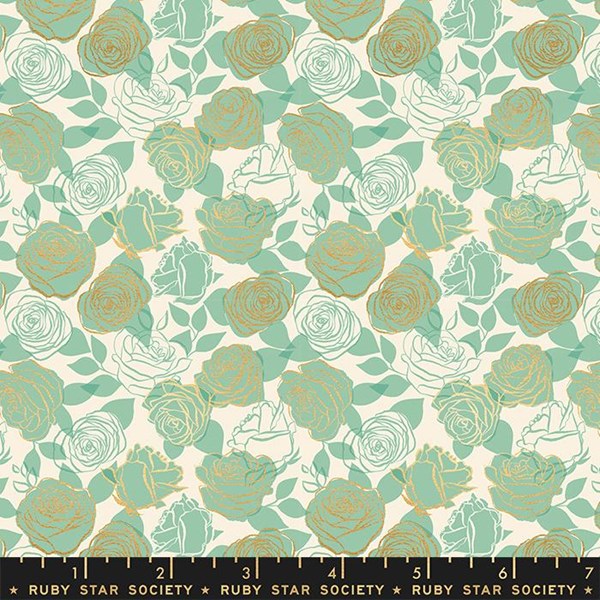 Curio Roses - Moss Metallic