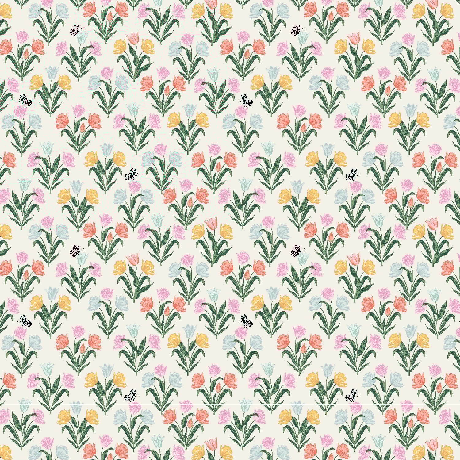 Curio Tulips - White