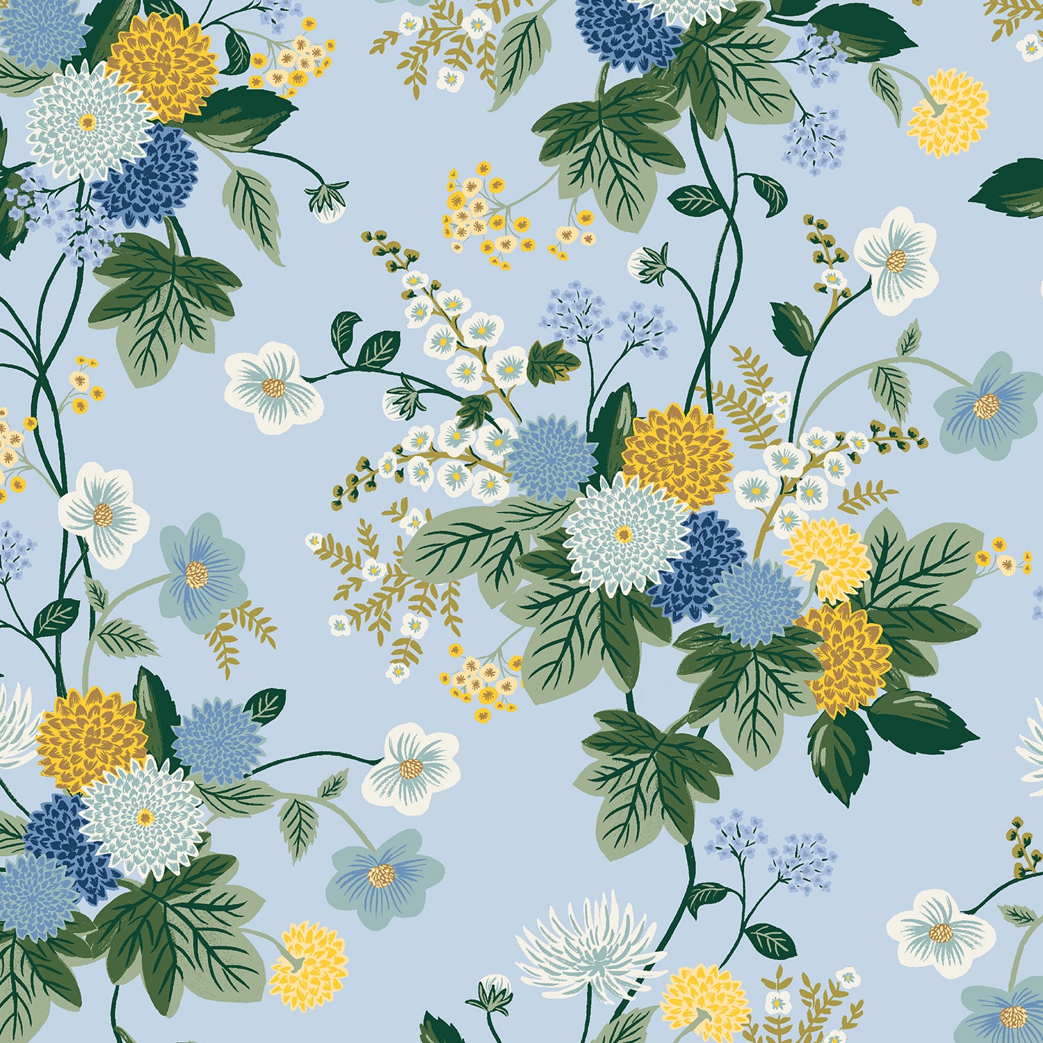 Dahlia - Blue RAYON