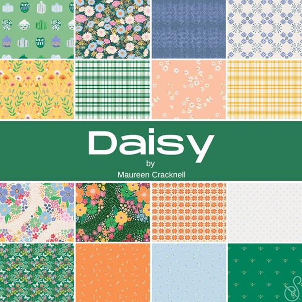 Daisy Fat Quarter Bundle | Maureen Cracknell | 16 FQs