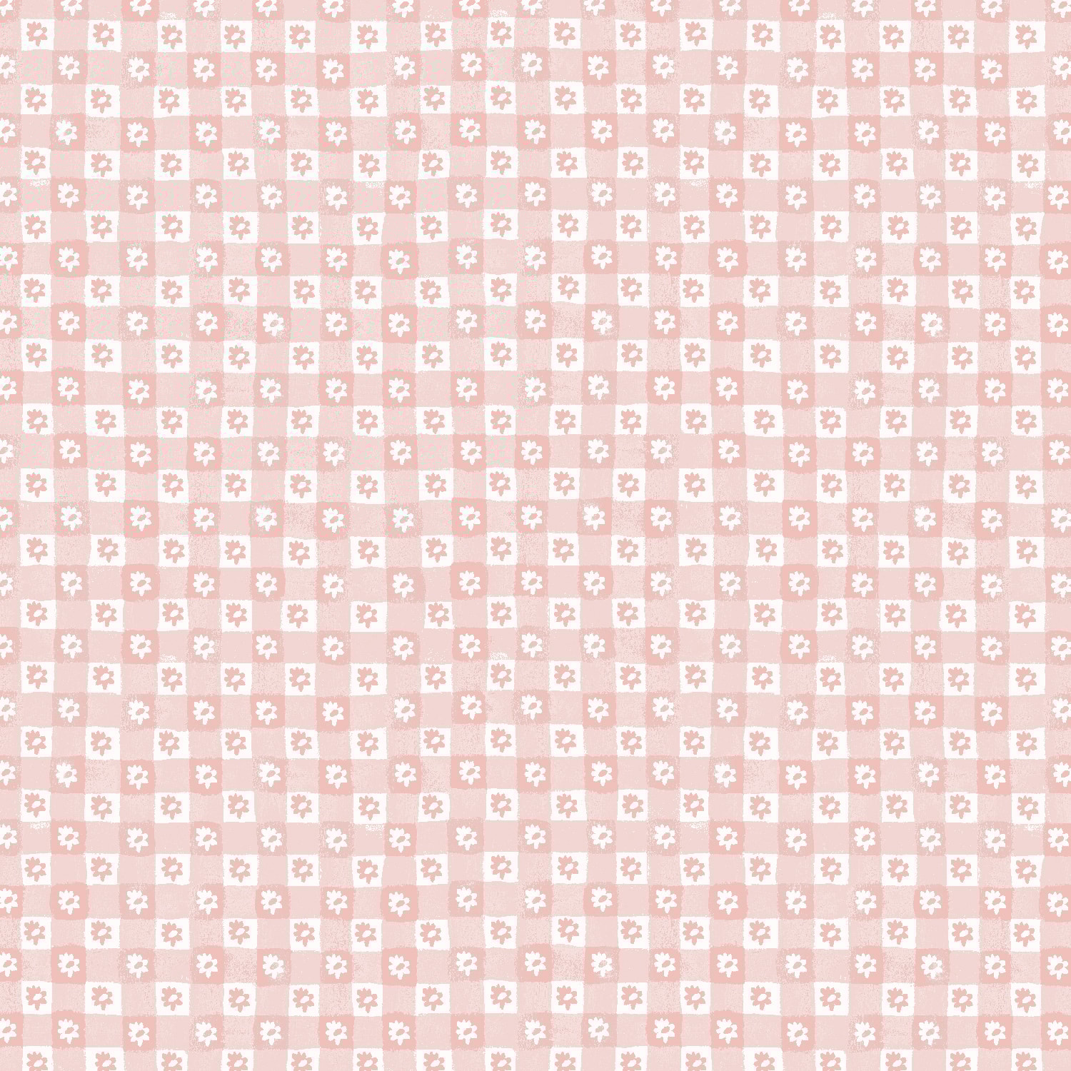 Daisy Gingham - Blush