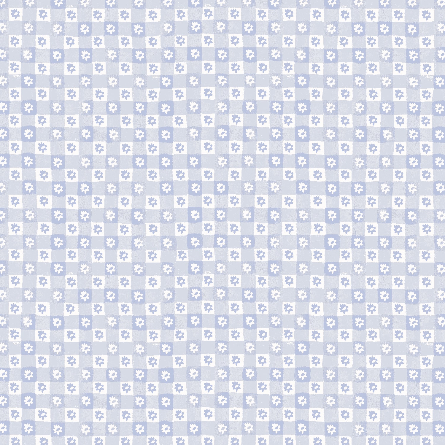 Daisy Gingham - Blue