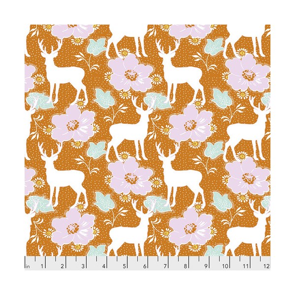 Darling Meadow Deer Floral - Orange