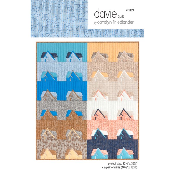 Davie Quilt Pattern by Carolyn Friedlander