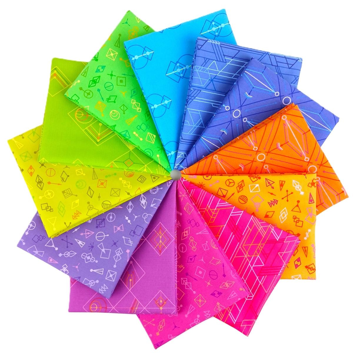 Deco Glo Century Prints Fat Quarter Bundle | Giucy Giuce | 12 FQs