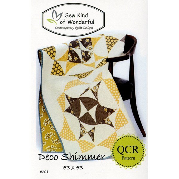 Deco Shimmer Quilt Pattern by Sew Kind of Wonderful