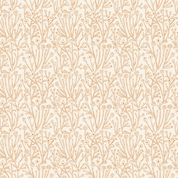 Delicate Foliage - Orange