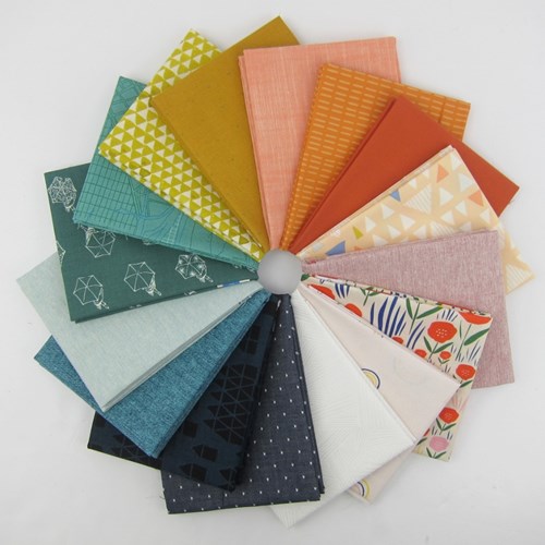 Design Star April 2018 Fat Quarter Bundle Curated by Suzy Williams of Suzy Quilts