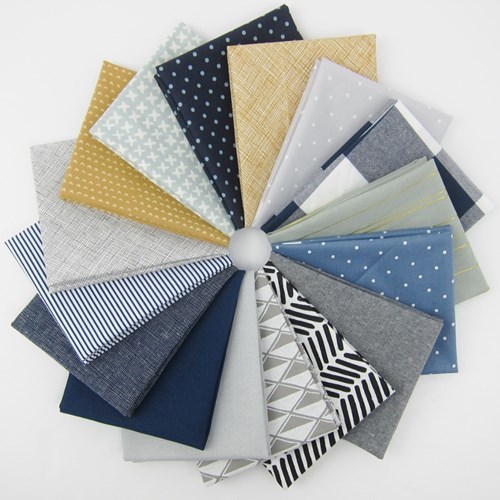 Design Star Finalist Man Quilt Fat Quarter Bundle curated by Shannon Fraser Designs, @shannonfraserdesigns