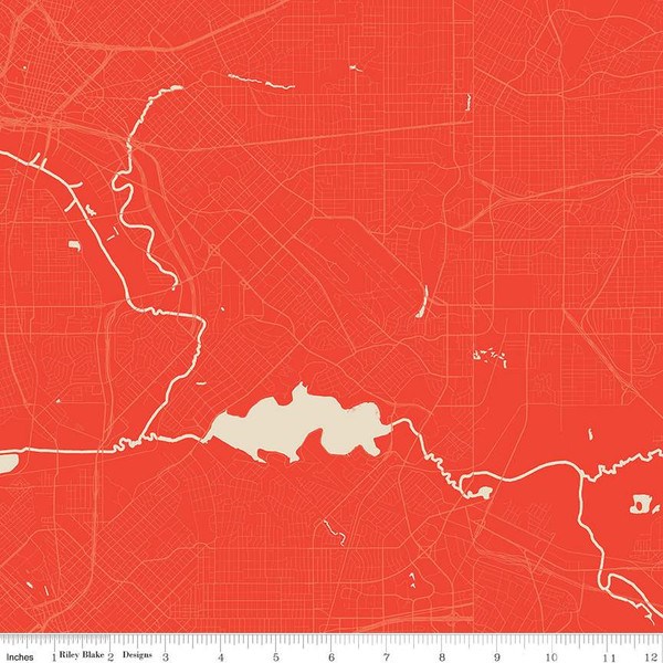 Destinations Map - Red