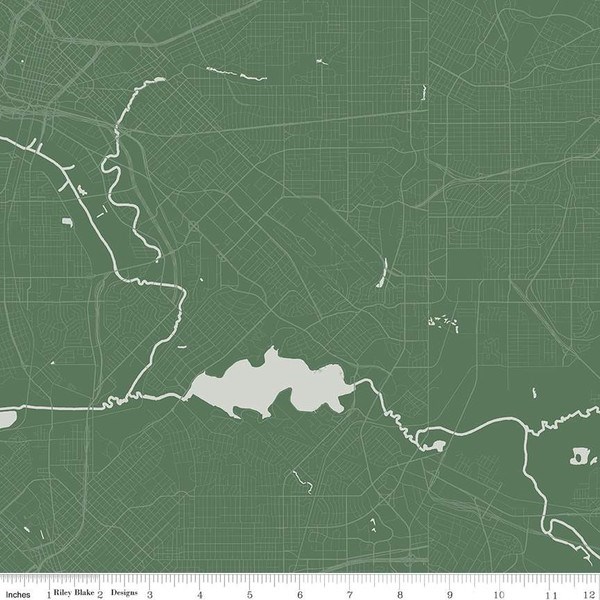 Destinations Map - Green