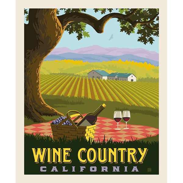 Destinations Poster Panel - Wine Country