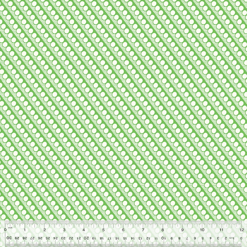 Diagonal Dot - Green