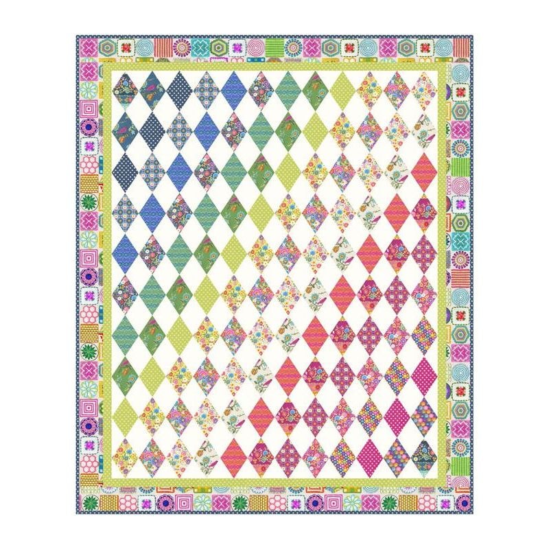 Diamond Dazzle Quilt Kit | Vintage Soul | Cathe Holden