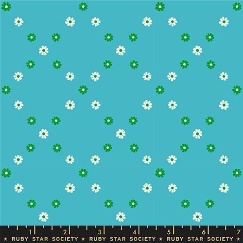 Diamond Flowers - Turquoise
