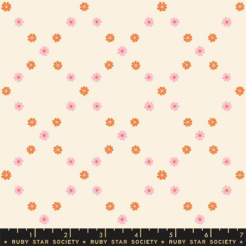 Diamond Flowers - Posy Orange