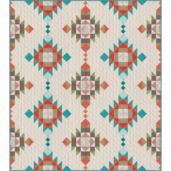 Digitally Printed Quilt Top - Southwest Voyage - 60"x70"