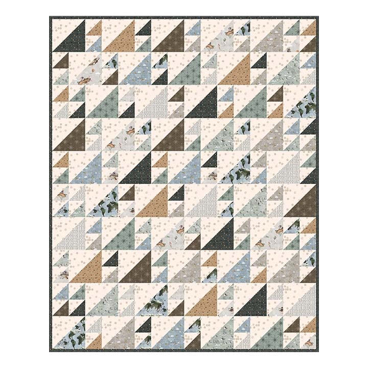 Digitally Printed Quilt Top - Sail - 64"x80"