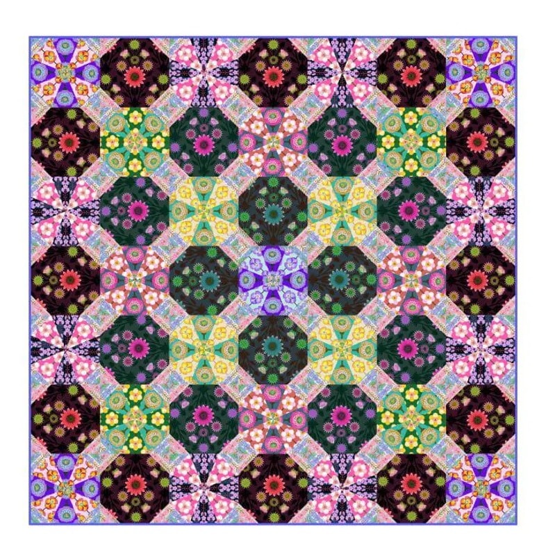 Digitally Printed Quilt Top - Iconic Quilt - 72"x72"