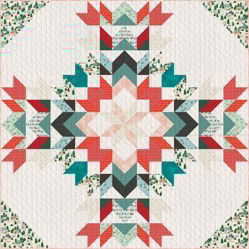 Digitally Printed Quilt Top - Tis the Season - 60"x60"