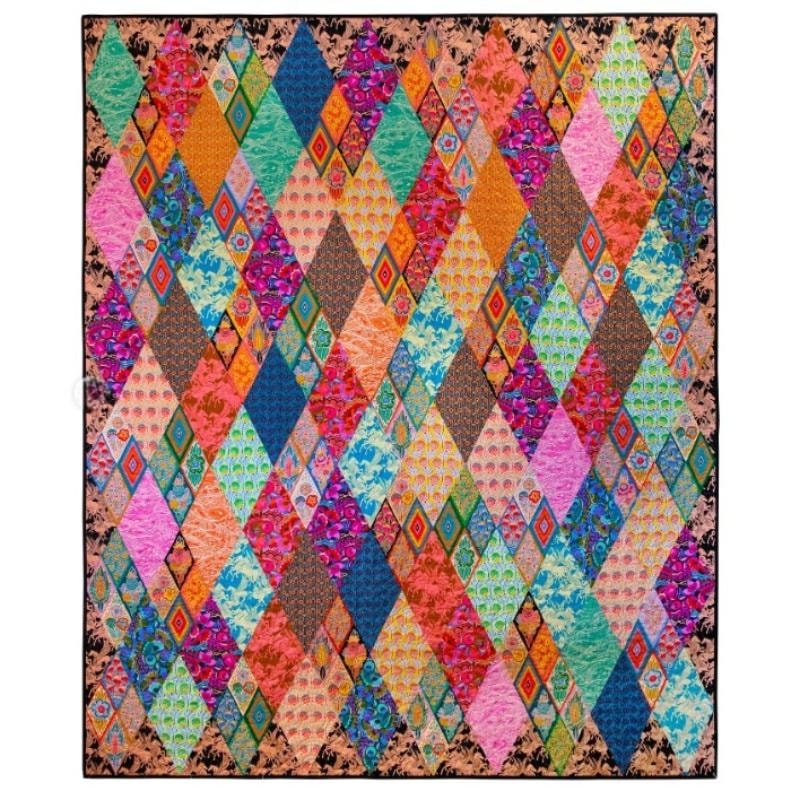 Digitally Printed Quilt Top - Shooting Star Quilt - 72"x86.25"