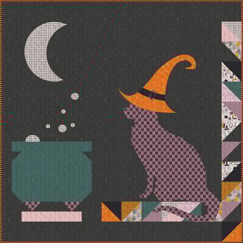 Digitally Printed Quilt Top - Moonlight Magic - 58"x58"