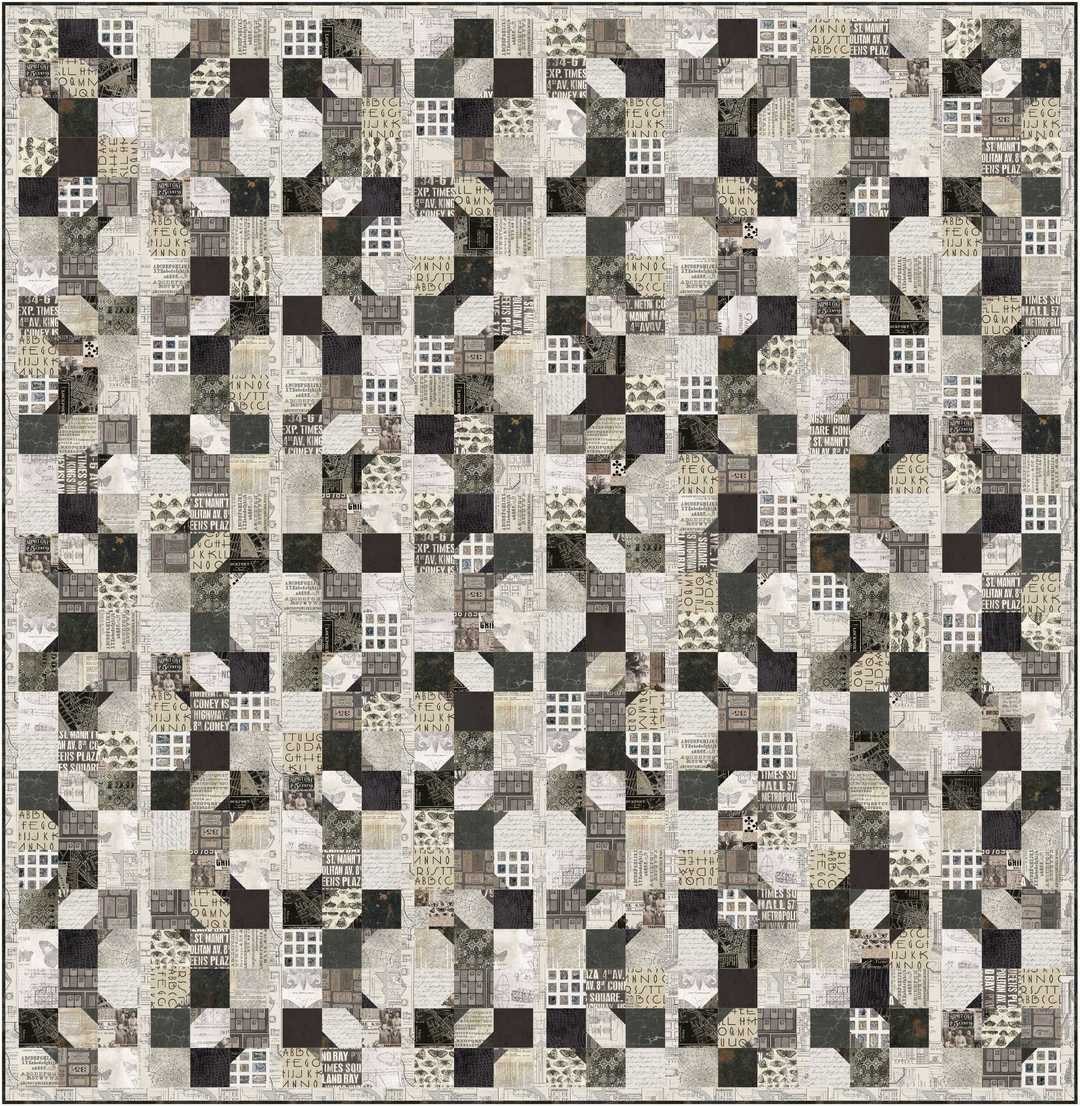 Digitally Printed Quilt Top - Tied Quilt - 72"x72" (2pcs 36"x72")